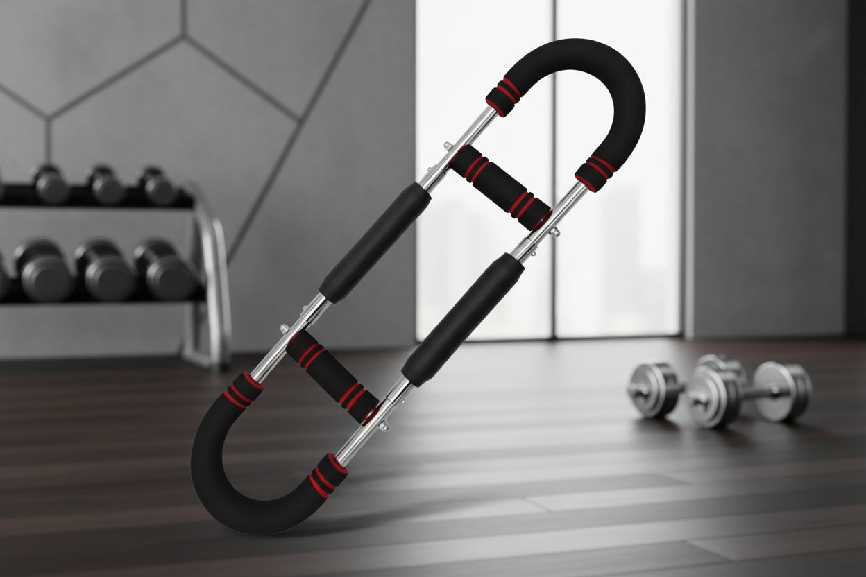 Adjustable Arm & Chest Trainer – Portable Spring Resistance for Upper Body Workouts