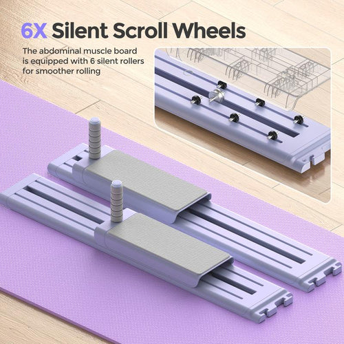 Foldable Pilates Plank Board – Portable Core & Glute Training at Home