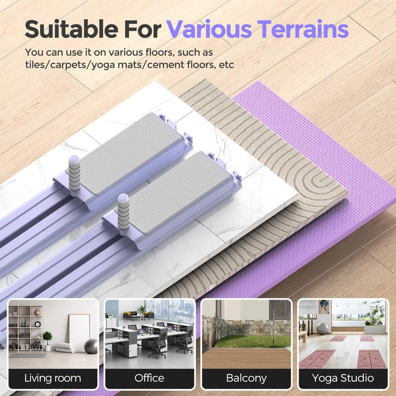 Foldable Pilates Plank Board – Portable Core & Glute Training at Home