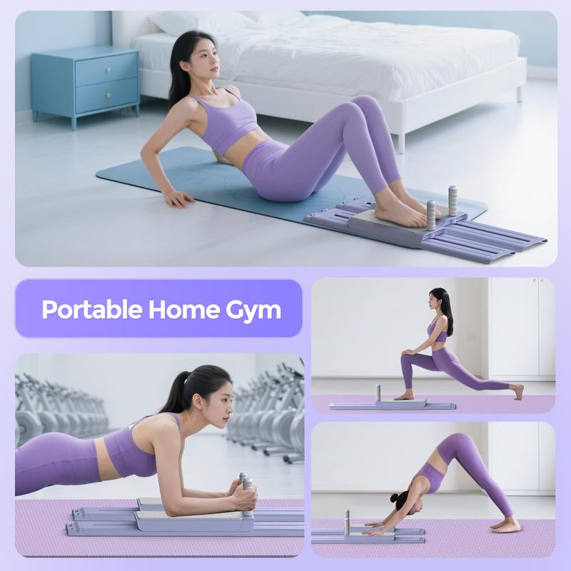Foldable Pilates Plank Board – Portable Core & Glute Training at Home