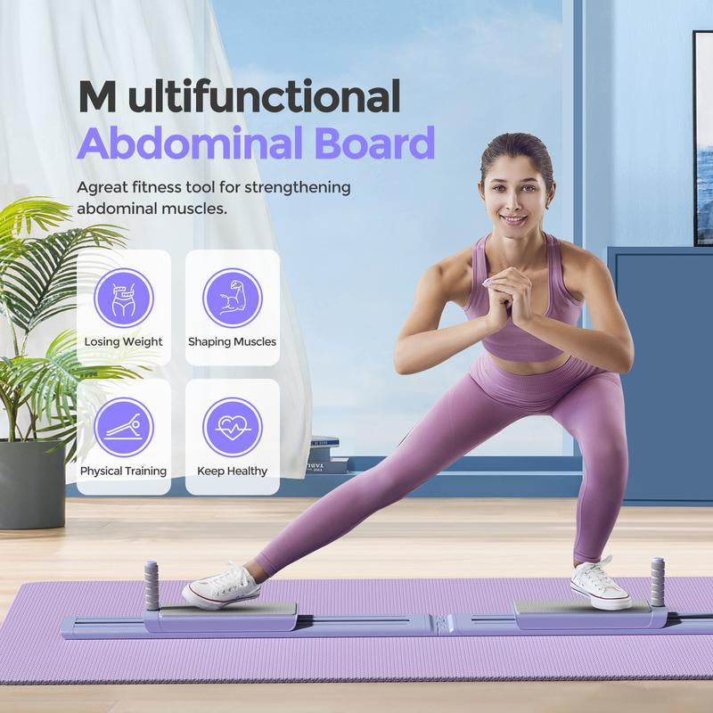 Foldable Pilates Plank Board – Portable Core & Glute Training at Home
